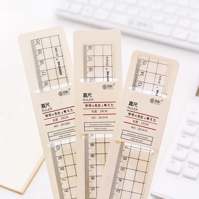 Transparent Simple Style Plastic Ruler