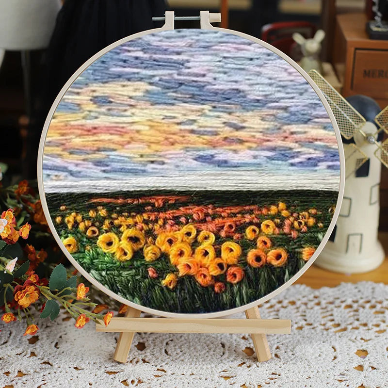 DIY Flower Embroidery Starter Kit