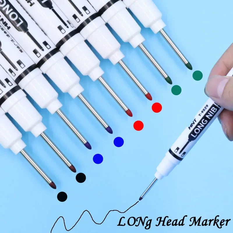 Deep Hole Long Nib Head Markers