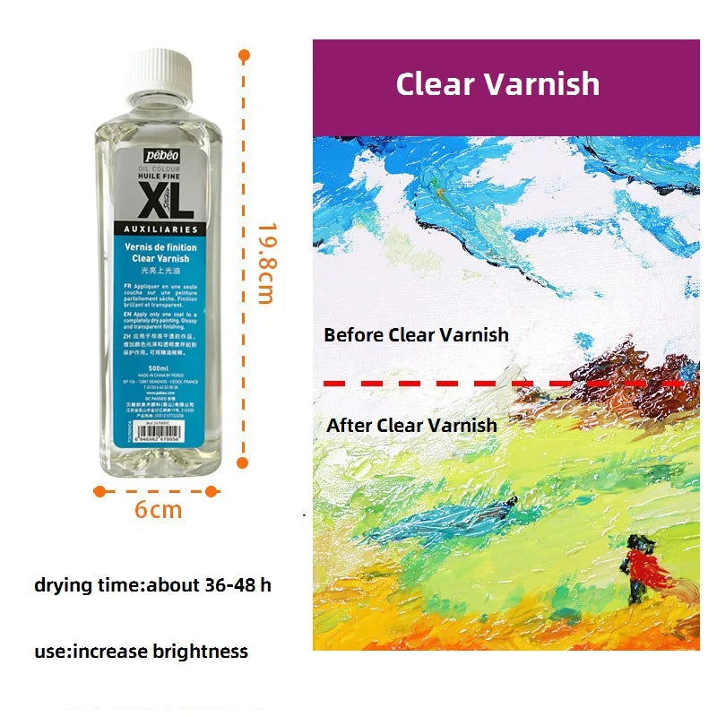 Oil Paint Medium Clear Varnish