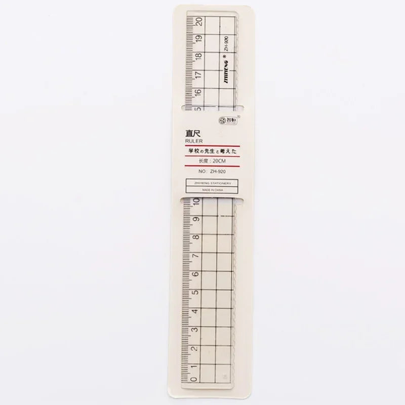 Transparent Simple Style Plastic Ruler