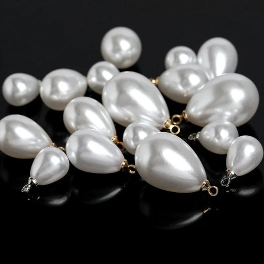 Imitation Teardrop Pearl Beads