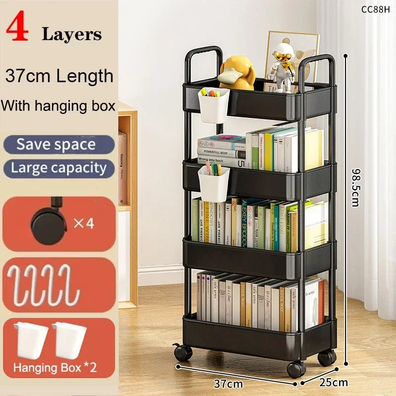 Mobile Storage Rack Trolley