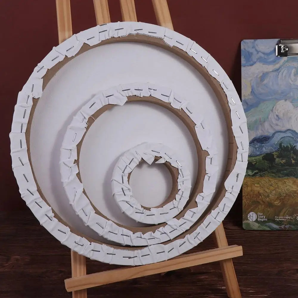 Round Canvas Painting Board