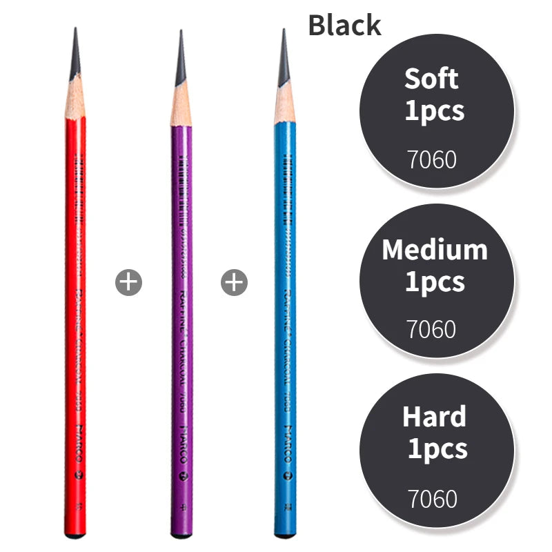 Professional Charcoal Pencil Set