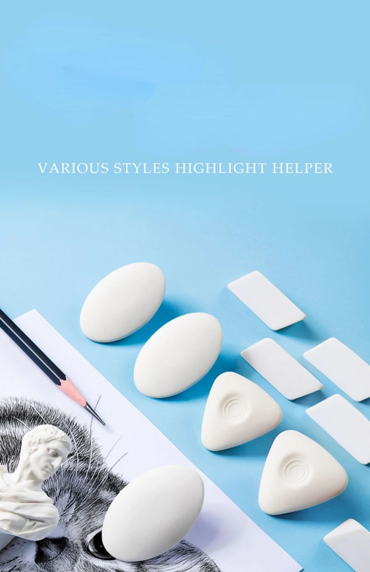 Highlight Pencil Eraser