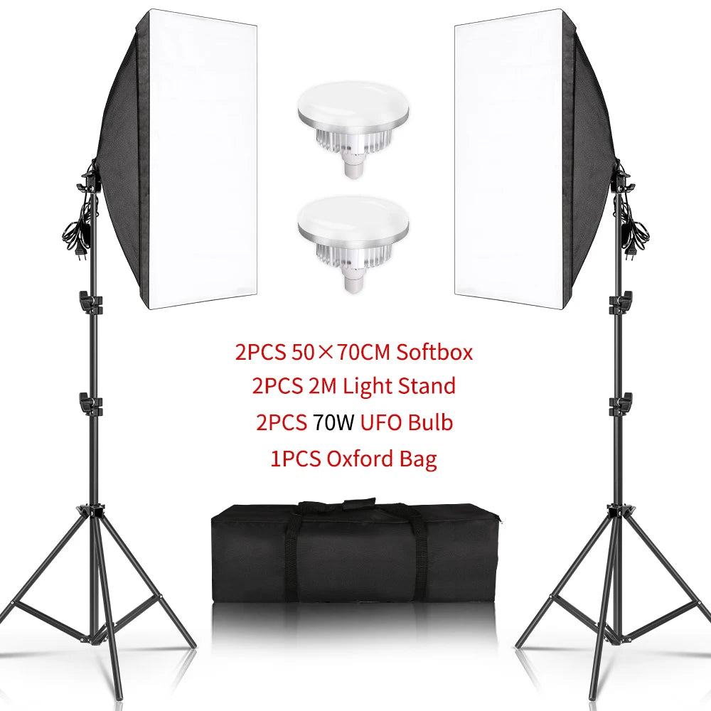 Photography Soft box Lighting Kit