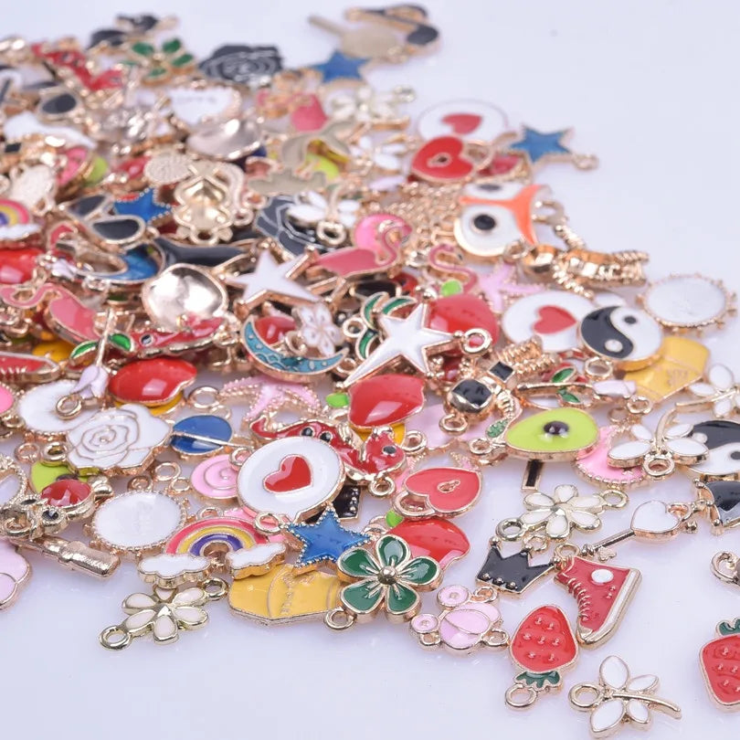 Random Mixed Enamel Charms