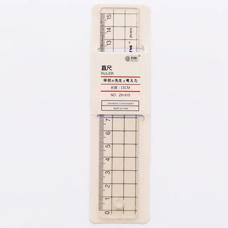 Transparent Simple Style Plastic Ruler