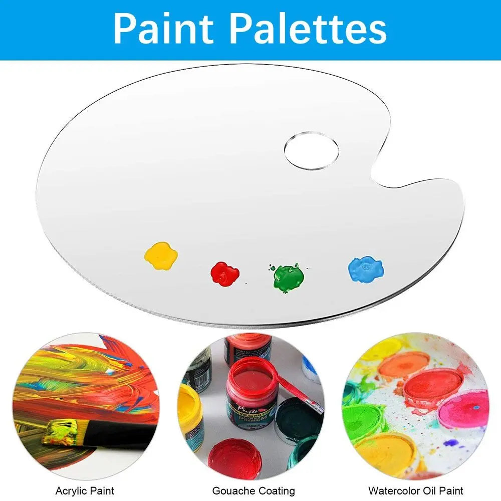 Acrylic Clear Paint Palette