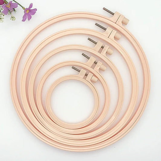 Circle Embroidery Hoops Frame Set