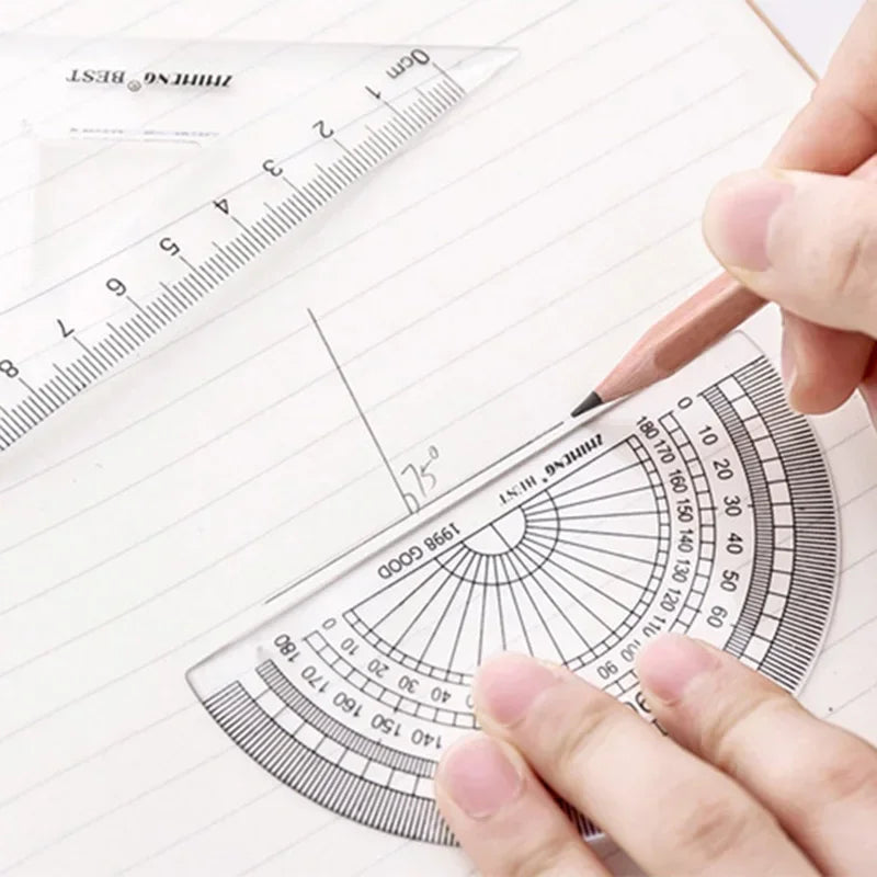 Transparent Simple Style Plastic Ruler