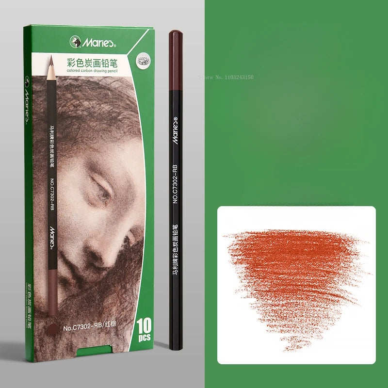 Thick Core Color Charcoal Pencils