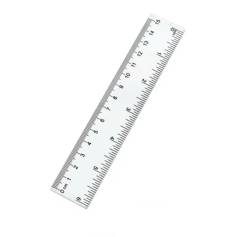 Straight Plastic Ruler Transparent