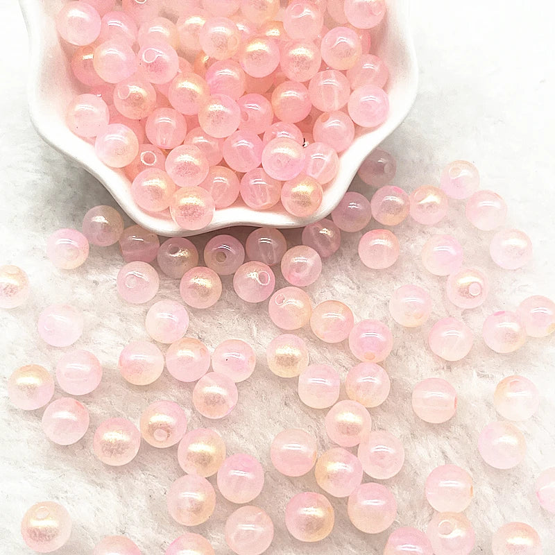 Jelly Round Acrylic Beads