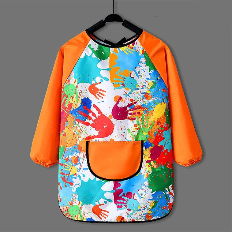 Children's Painting Waterproof Long Sleeved Cover