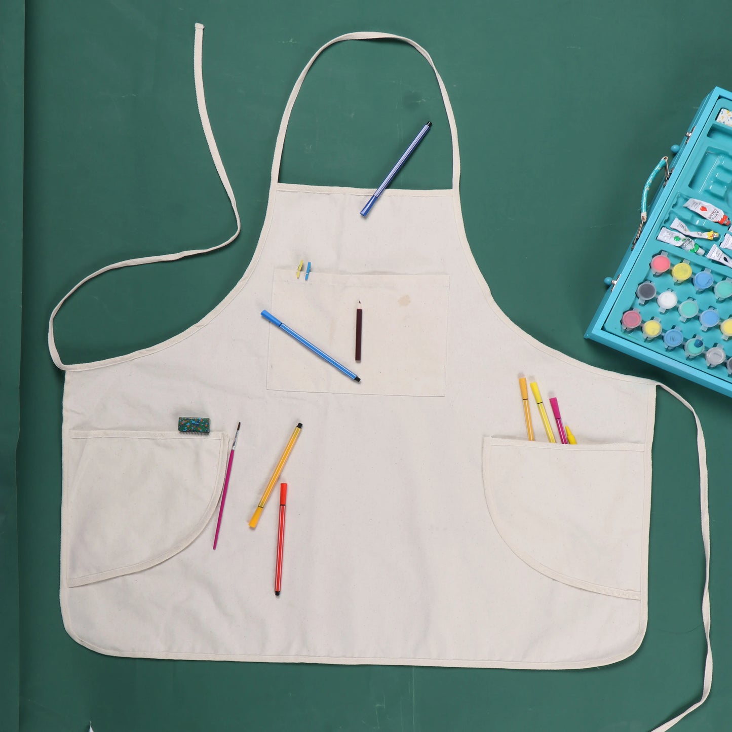 Cotton Solid Color Painting Apron