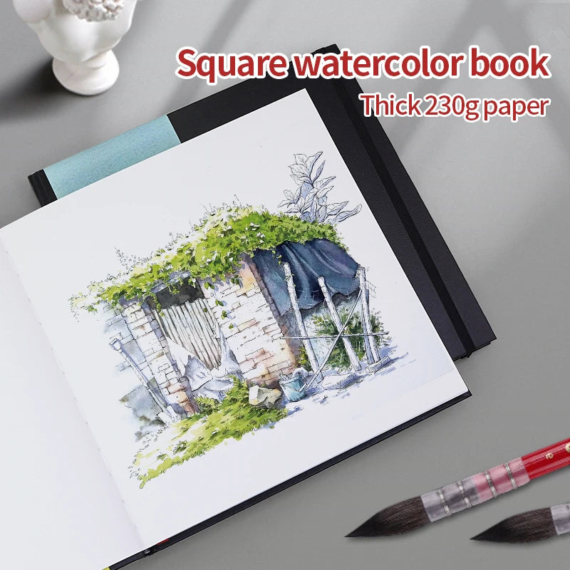 Square Sketch Book Medium Coarse Grain