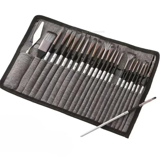 Nylon Wool Brush Painting Bag Set