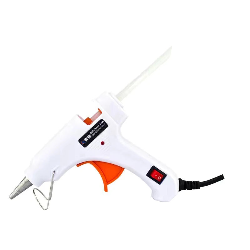 70W Hot Glue Gun With 7MM Transparent Glue Sticks