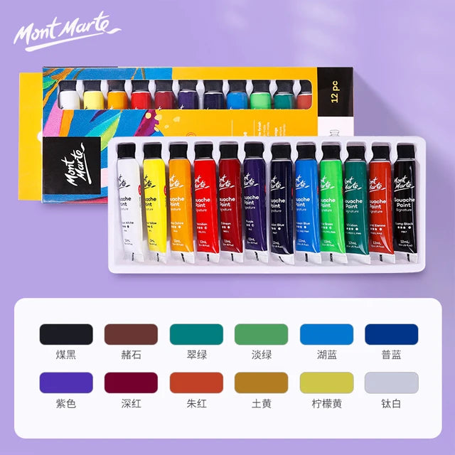 Professional Gouache Painting Set