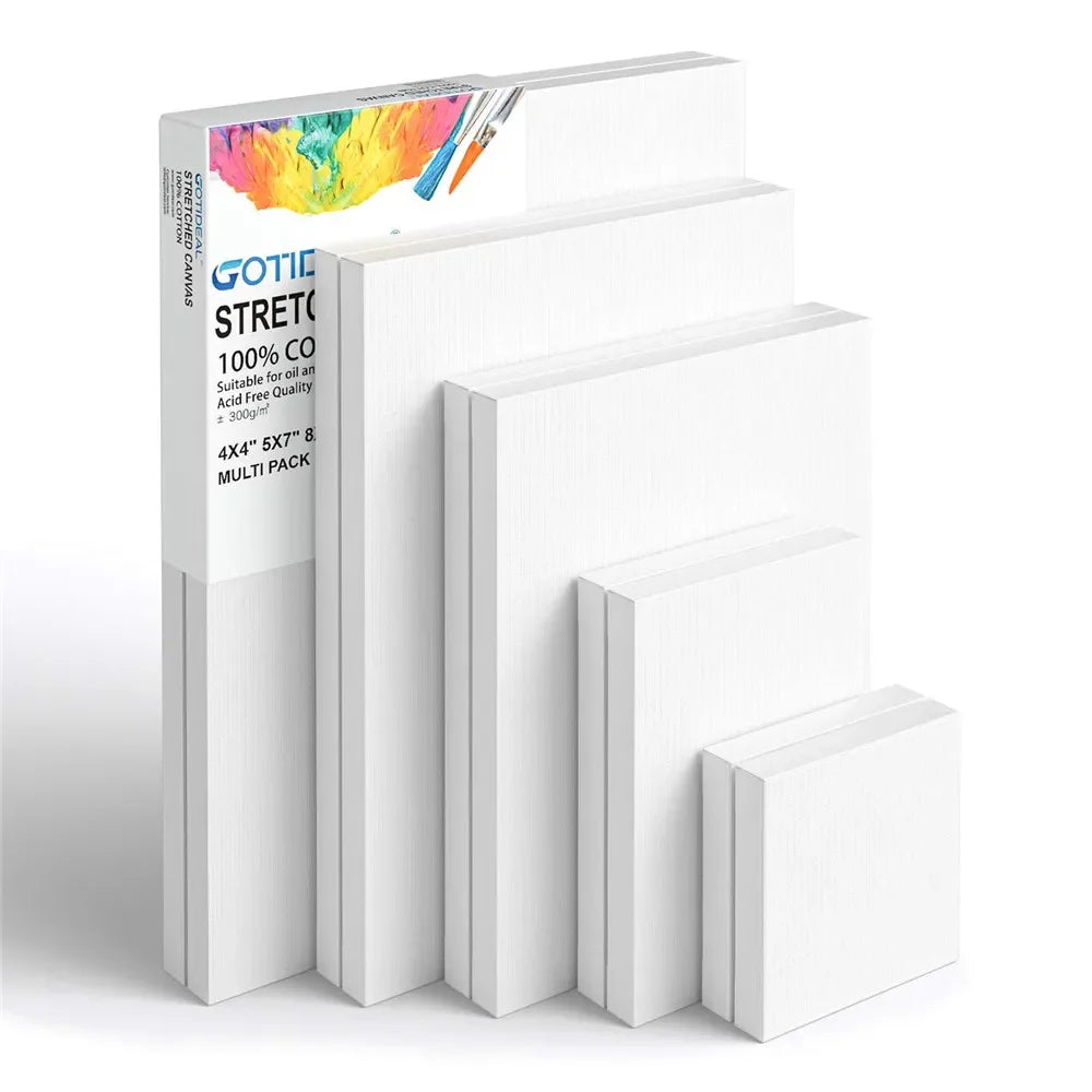 White Blank Square Canvas