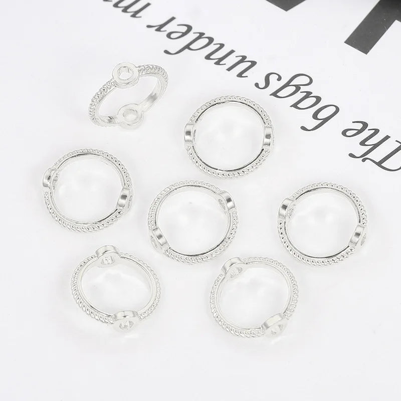 Mix Vintage Ring  Spacer Beads