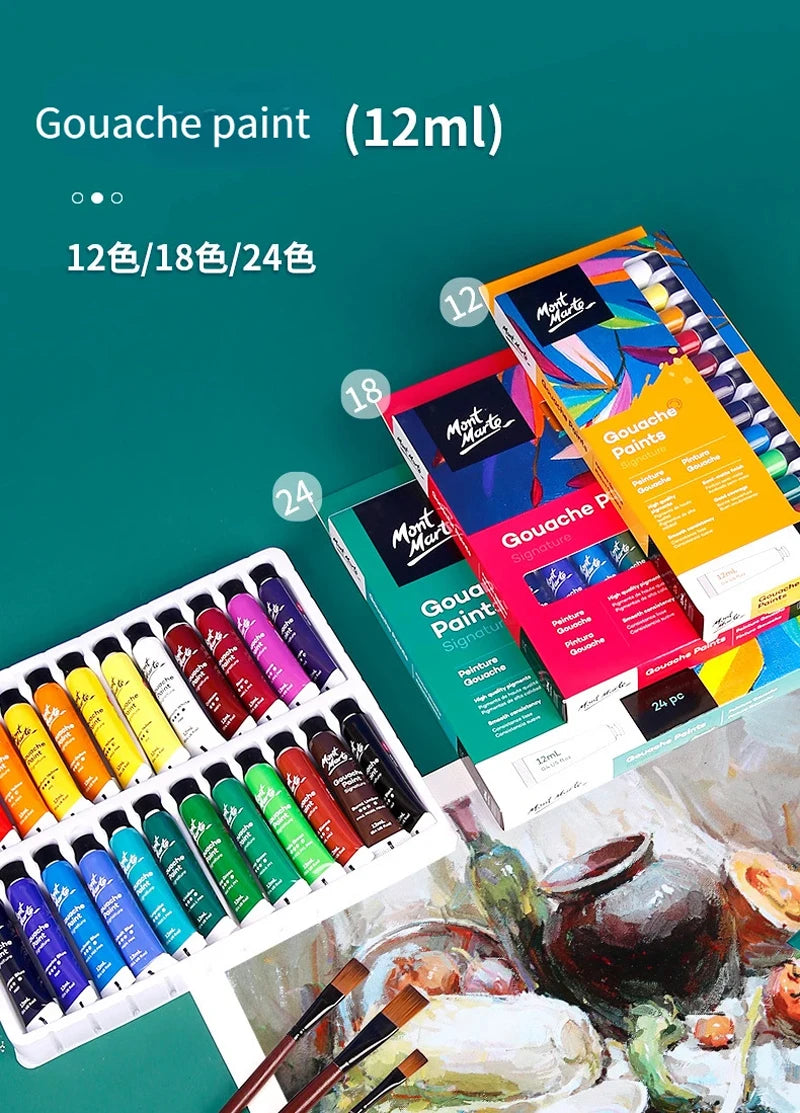 Professional Gouache Painting Set