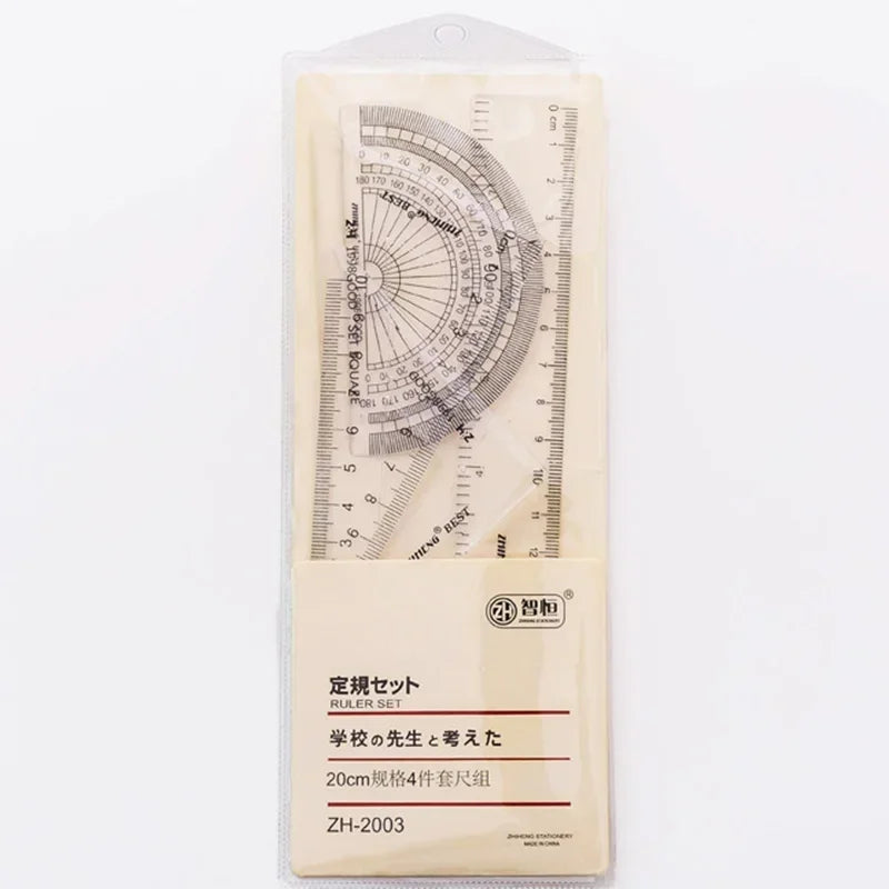 Transparent Simple Style Plastic Ruler